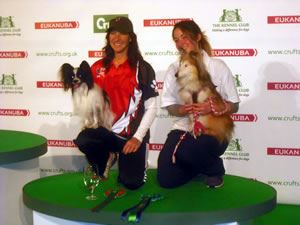 Winnig 2nd Place at Crufts Agility Singles 2014